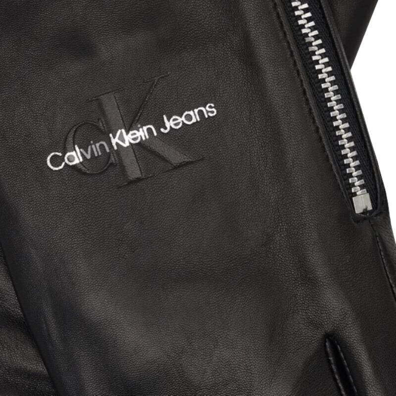 Calvin Klein Jeans Kožené rukavice W K60K610153 dámské
