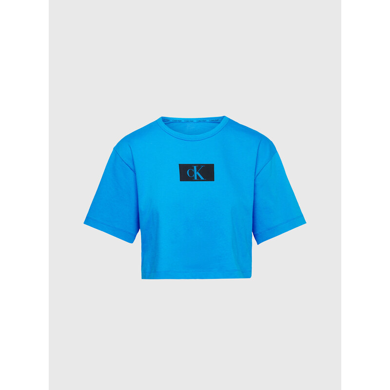 Dámský top QS6946E CC4 modré - Calvin Klein