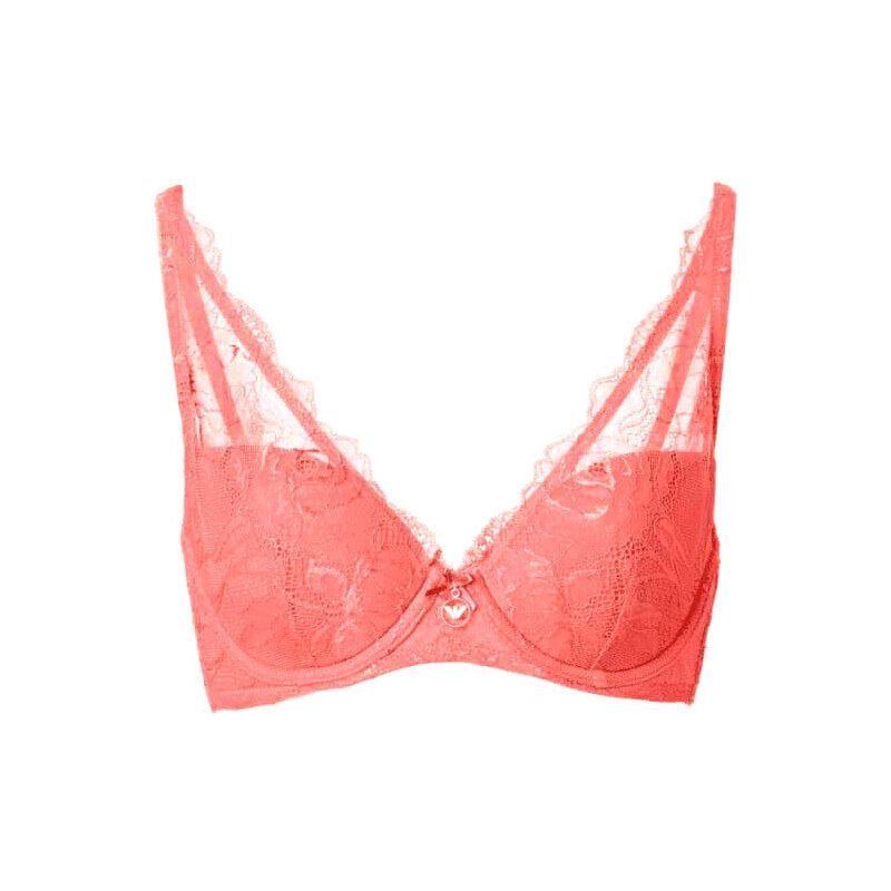 Dámská podprsenka 164419 3F206 03051 korálová - Emporio Armani