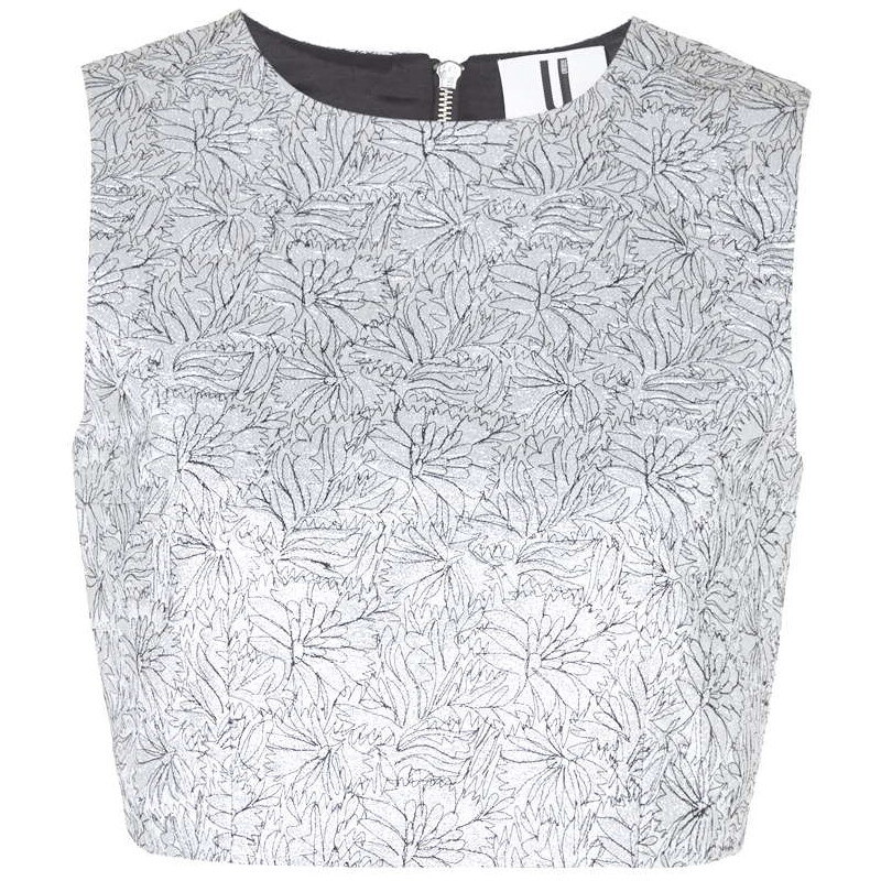 Topshop **Angie Floral Shell Top by Unique
