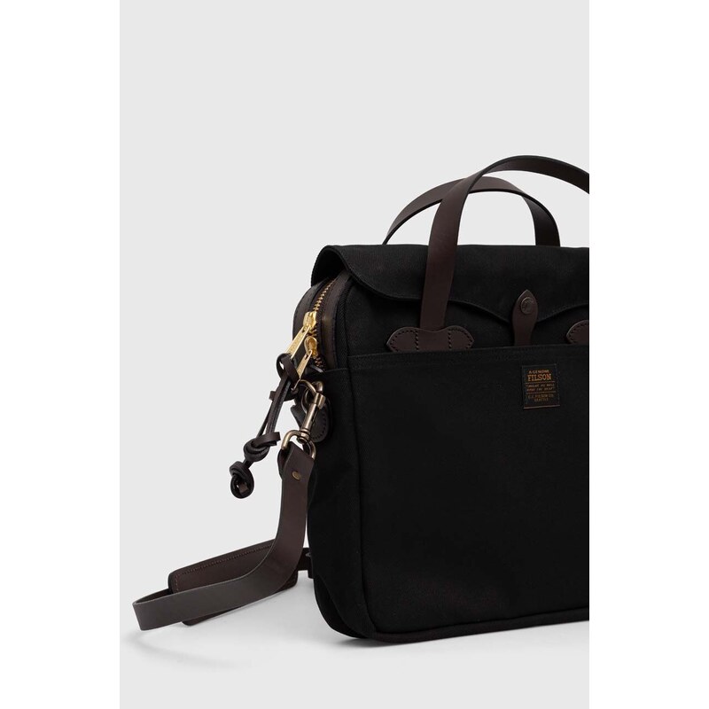 Taška Filson Original Briefcase černá barva, FMBAG0069