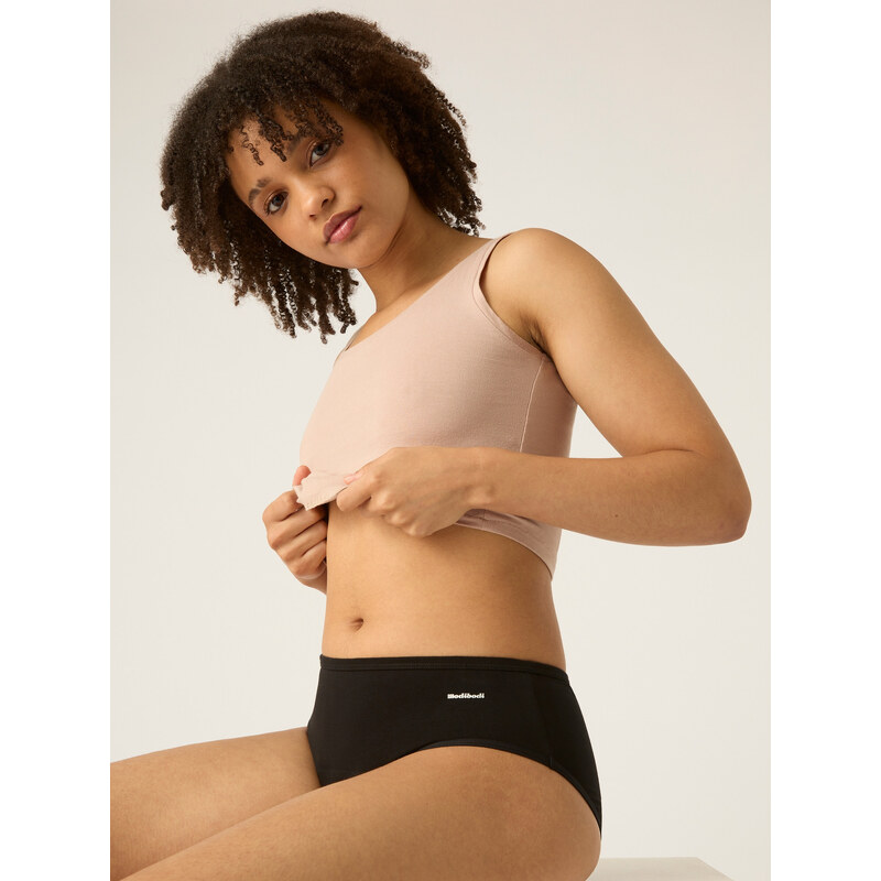 Menstruační kalhotky Modibodi Basic Mid-Rise Brief Moderate-Heavy (MODI4110) XS