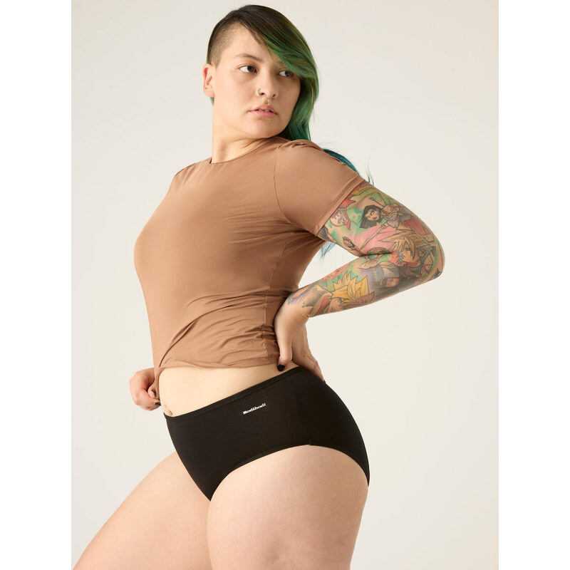 Menstruační kalhotky Modibodi Basic Mid-Rise Brief Moderate-Heavy (MODI4110) XS