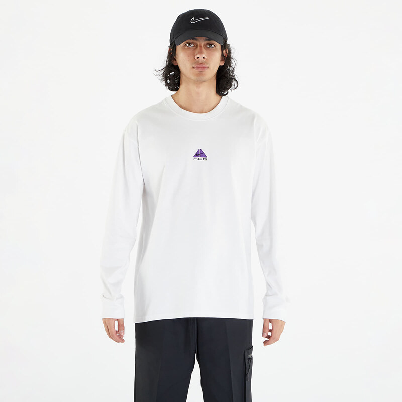 Pánské tričko Nike ACG "Lungs" Long Sleeve T-Shirt Summit White/ Black