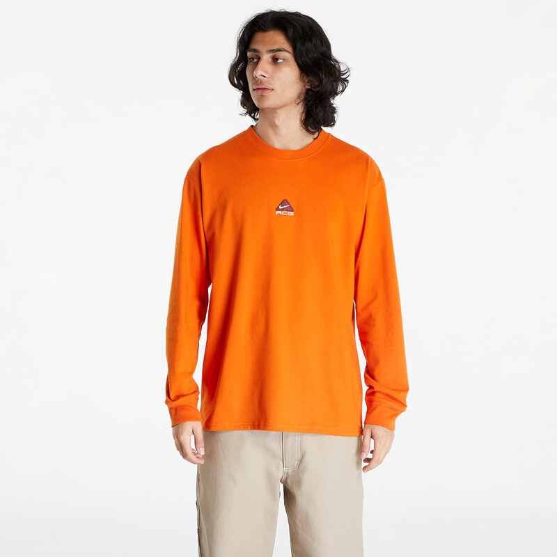 Pánské tričko Nike ACG "Lungs" Long-Sleeve T-Shirt Campfire Orange/ Summit White