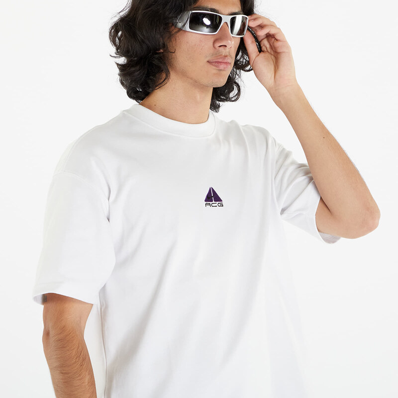 Pánské tričko Nike ACG T-Shirt Summit White/ Purple Cosmos