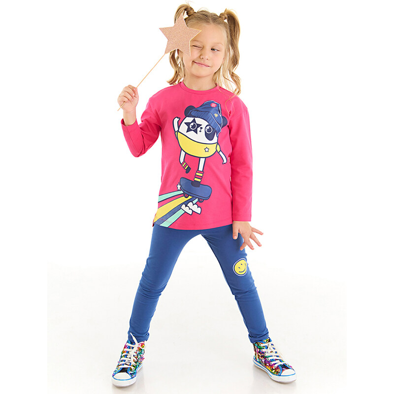 mshb&g Skate Panda Girls Kids Tunic Leggings Set