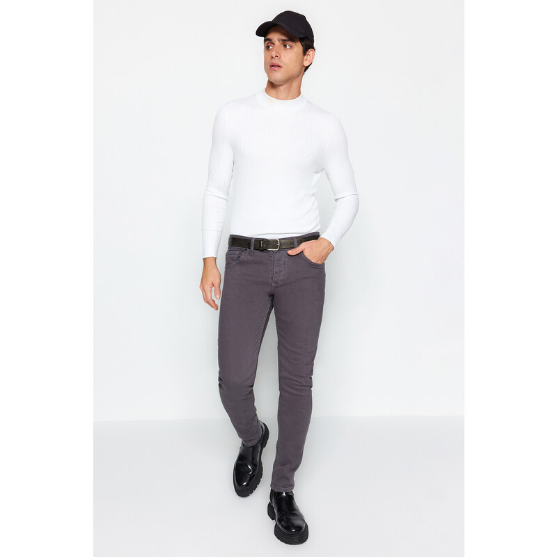 Trendyol Anthracite Skinny Fit Denim Jeans Trousers