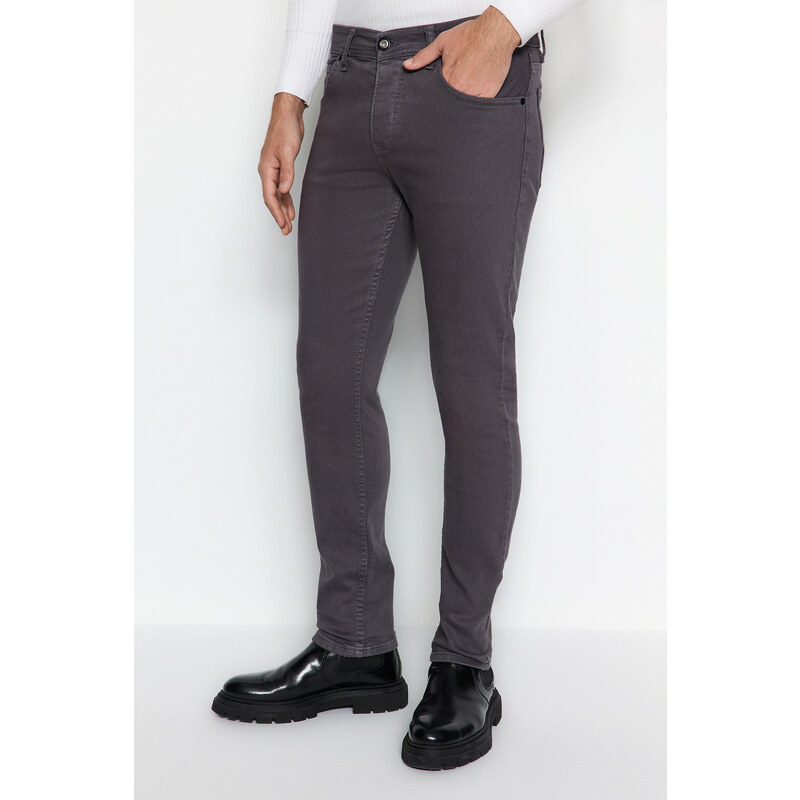 Trendyol Anthracite Skinny Fit Denim Jeans Trousers