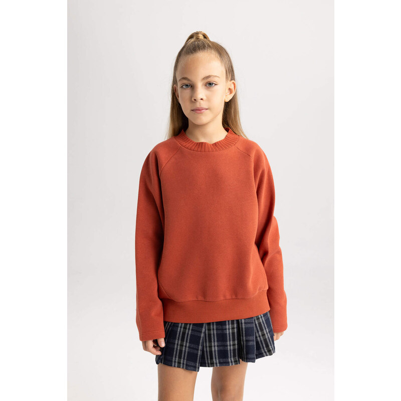 DEFACTO Oversize Fit Crew Neck Sweatshirt