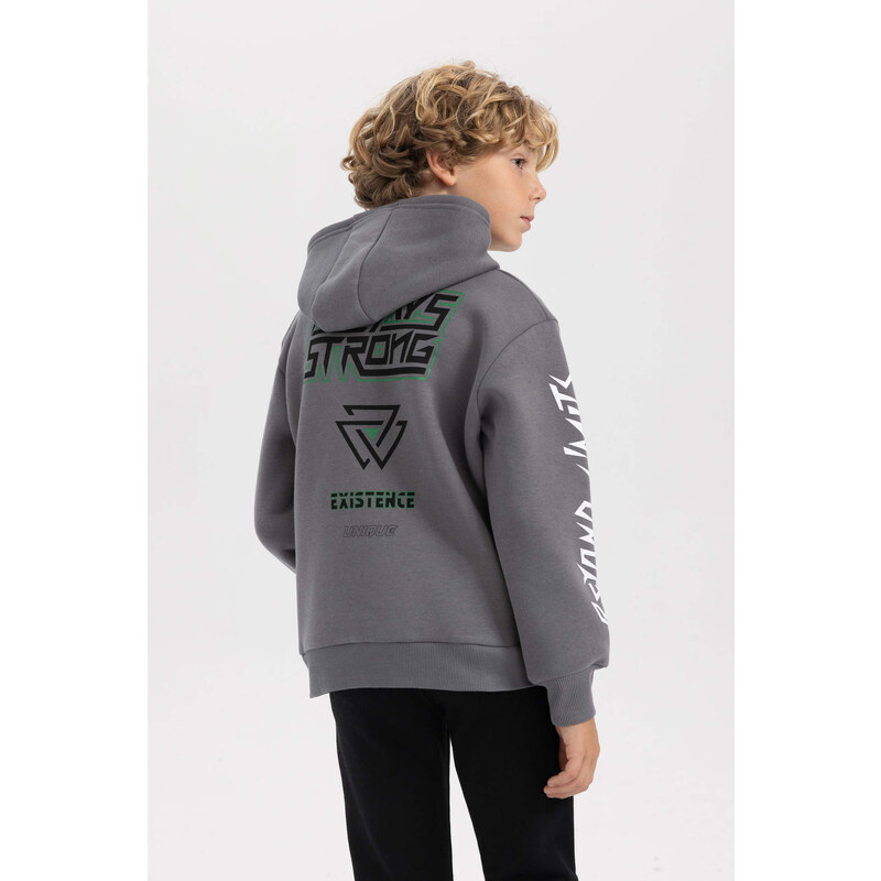 DEFACTO Regular Fit Hooded Sweatshirt