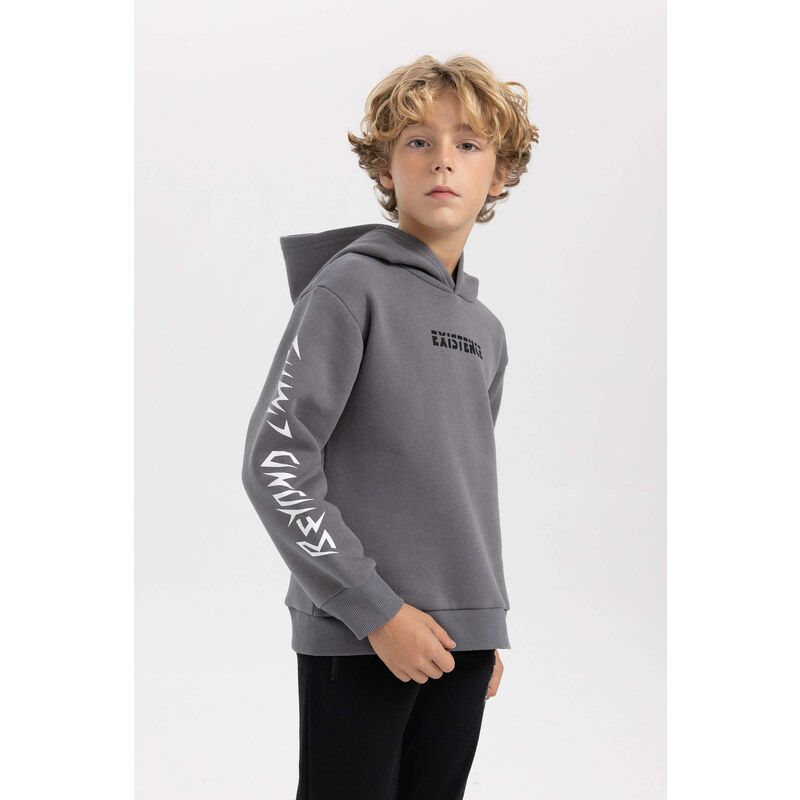 DEFACTO Regular Fit Hooded Sweatshirt