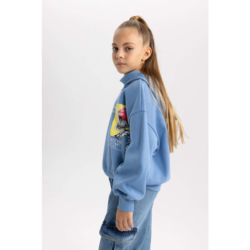 DEFACTO Oversize Fit Sweatshirt