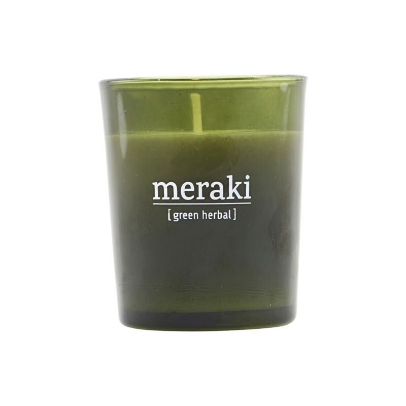 Meraki, Vonná svíčka Green herbal