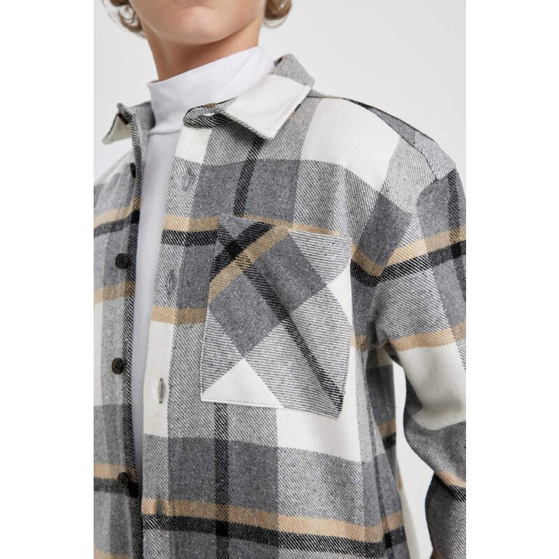 DEFACTO Oversize Fit Long Sleeve Shirt