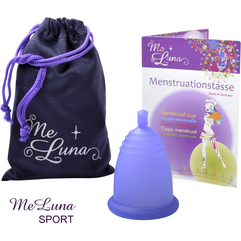 Menstruační kalíšek Me Luna Sport XL s kuličkou violet (MELU075)