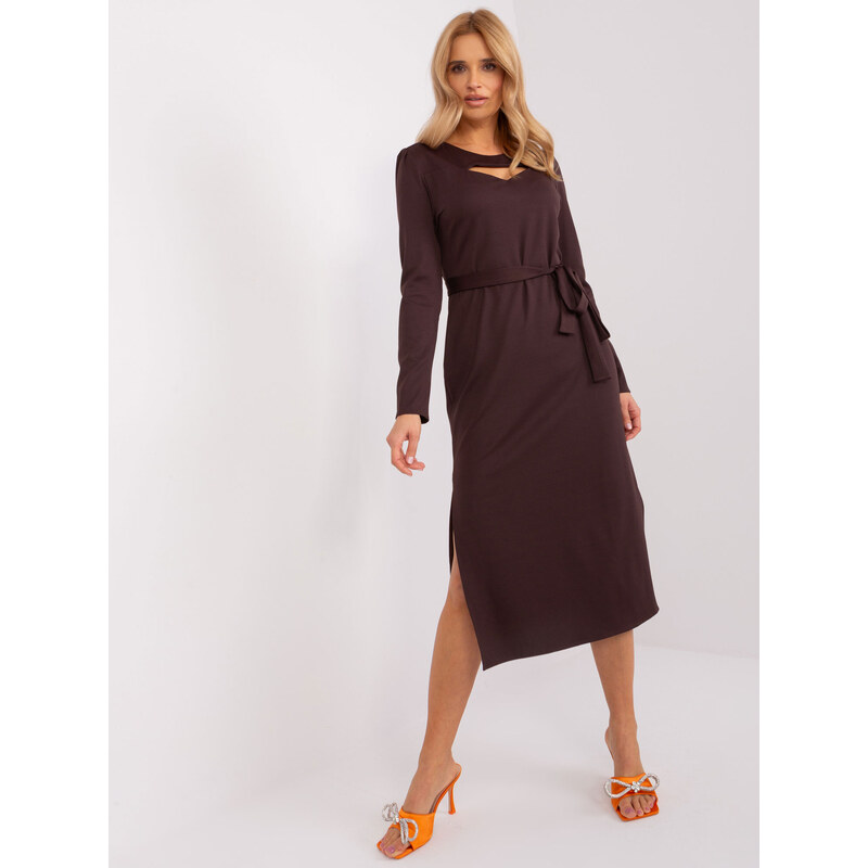LAKERTA Dress-LK-SK-509447.75P-dark brown
