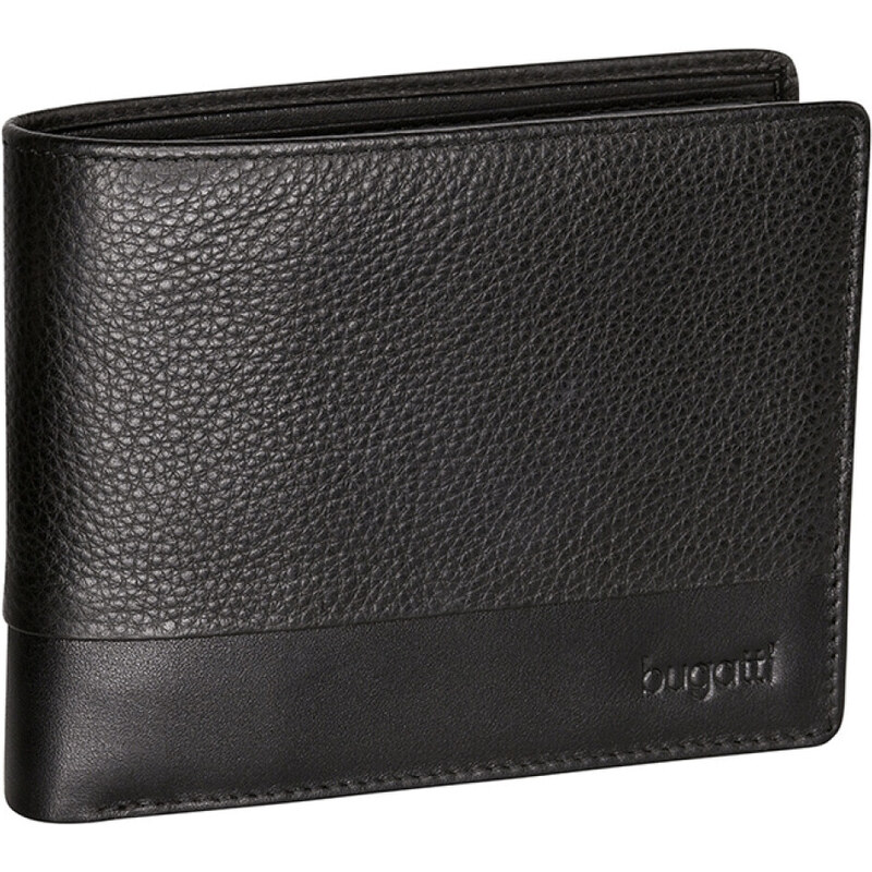 Bugatti Pánská kožená peněženka ATLANTA 49320101 černá