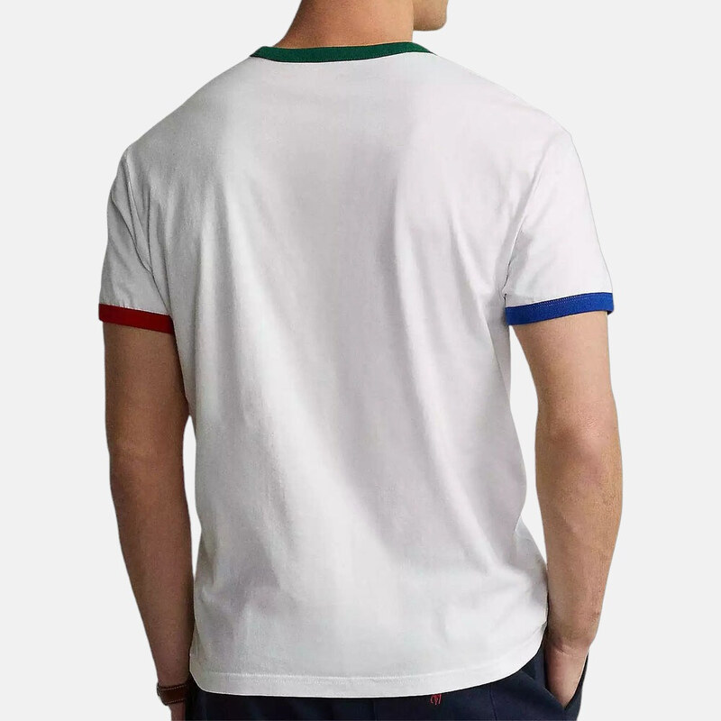Pánské bílé triko Ralph Lauren 55621