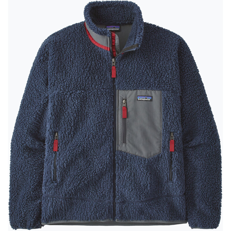 Pánská fleecová mikina Patagonia Classic Retro-X new navy w/wax red