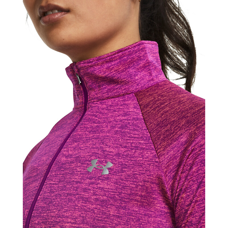 Lehká dámská mikina Under Armour New Tech 1/2 Zip - Twist