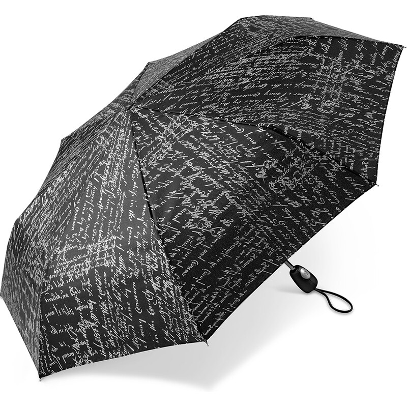 Pierre Cardin Manusrcit Metallique Silver dámský skládací plně automatický deštník