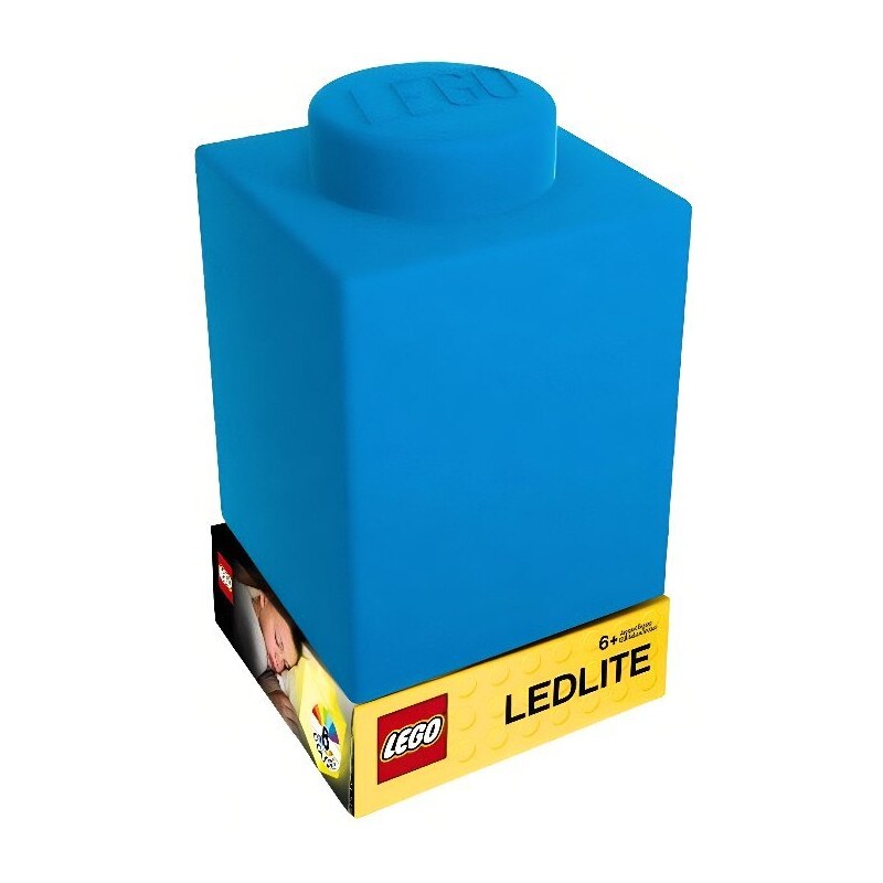 Lego Modré silikonové noční světlo LEGO Classic 11,6 cm