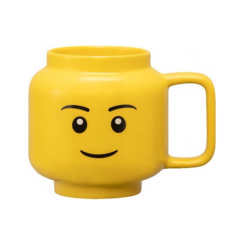 Lego Žlutý keramický hrnek LEGO Chlapec 255 ml