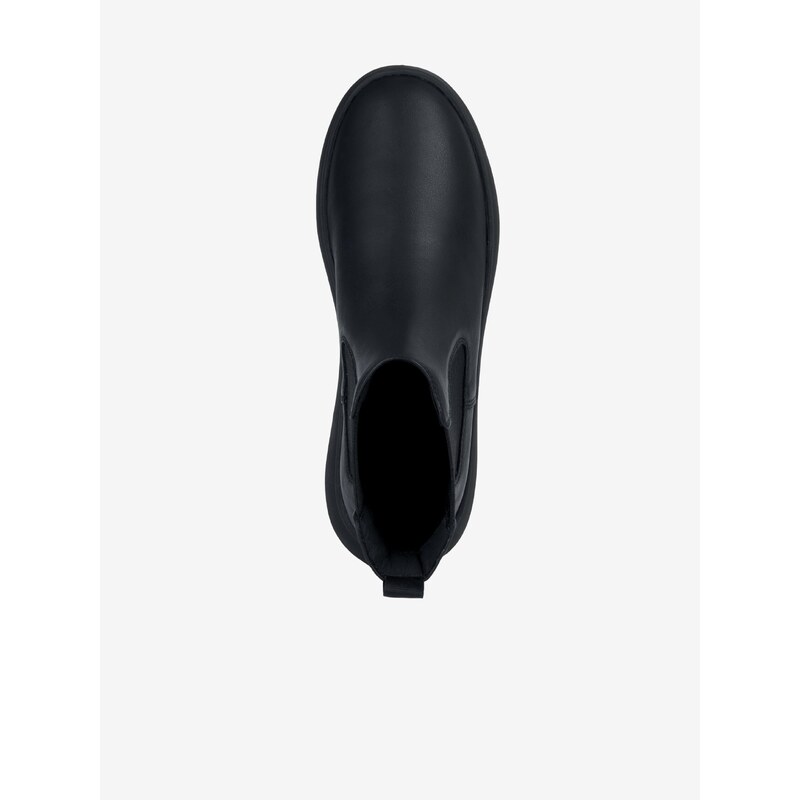 Černé dámské kožené kotníkové boty Geox Spherica - Dámské