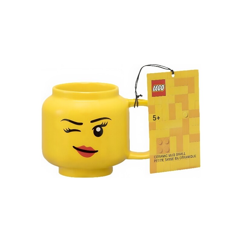 Lego Žlutý keramický hrnek LEGO Winky 255 ml