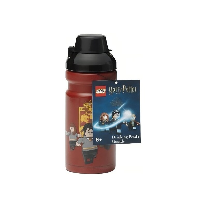 Lego Červená plastová láhev LEGO Harry Potter Nebelvír 390 ml