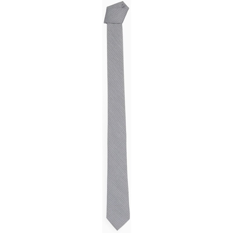 Mango Bavlněná kravata se vzorem