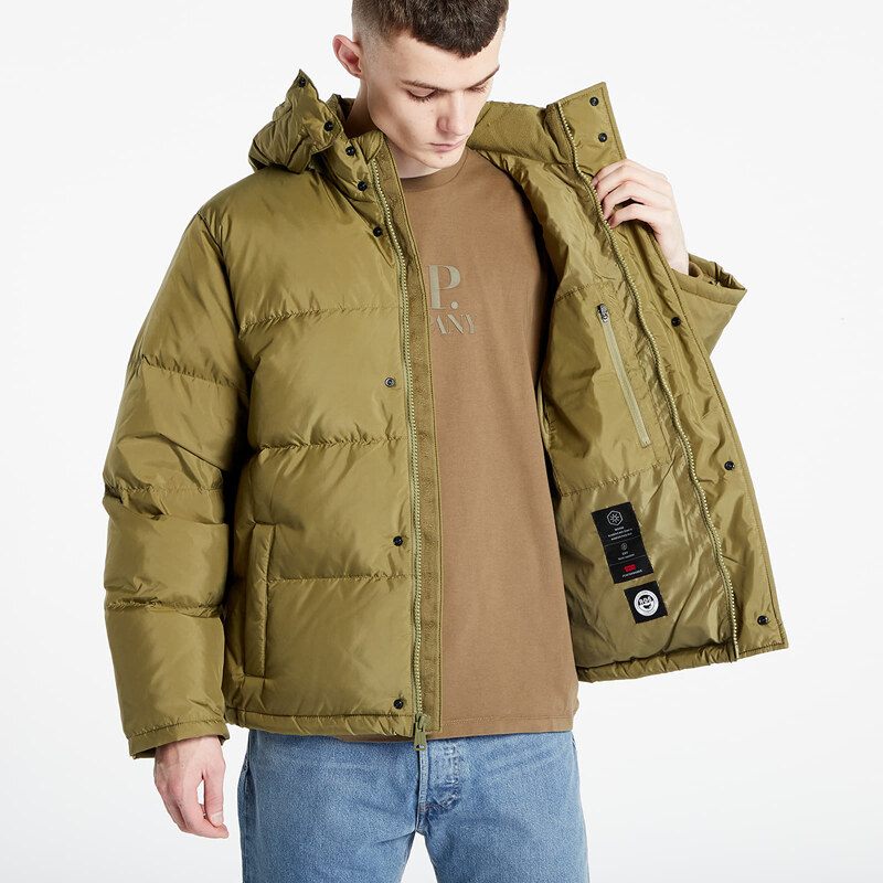 Pánská péřová bunda Levi's  Laurel Short Puffer Jacket Green