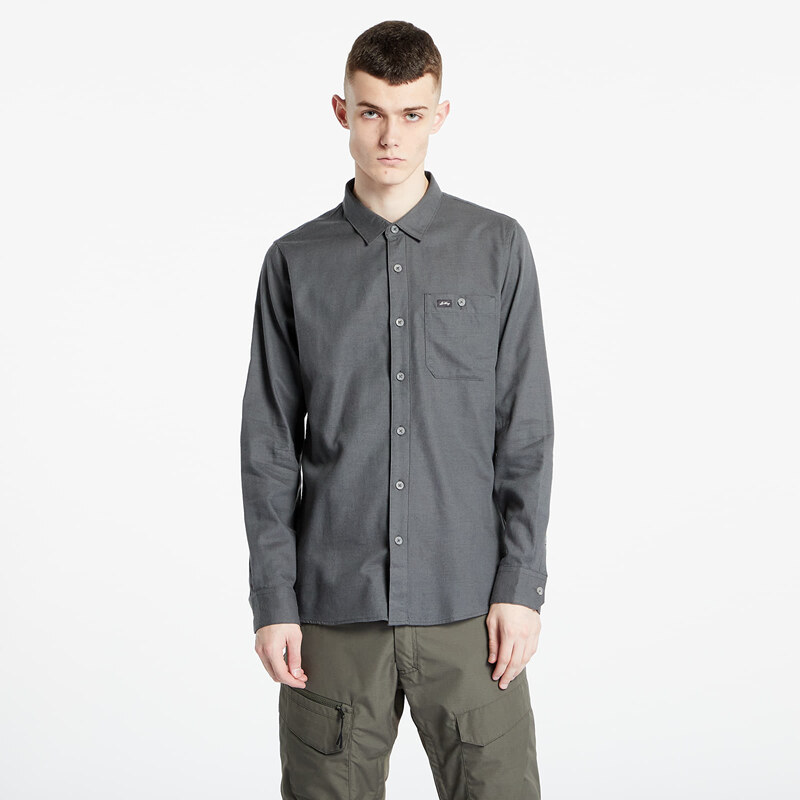 Košile Lundhags Ekren Solid Shirt Grey M