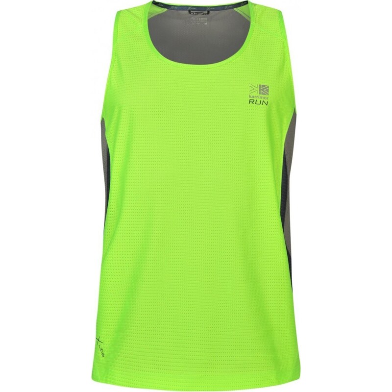 pánské tričko, tílko KARRIMOR - LIME/GREY - XL