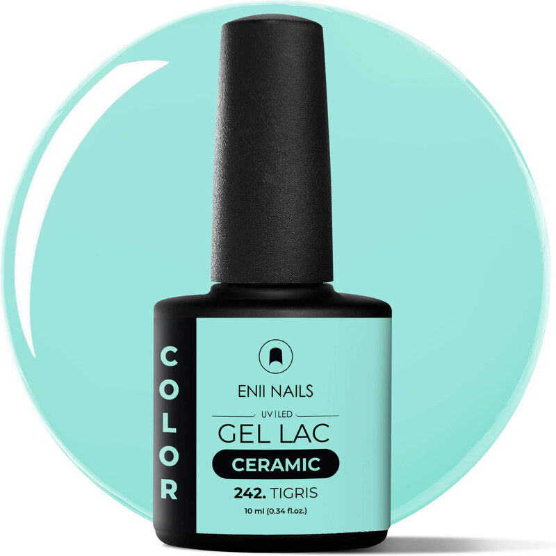 ENII NAILS Gel lak Ceramic 242 Tigris - gelový lak bez HEMA, 10 ml