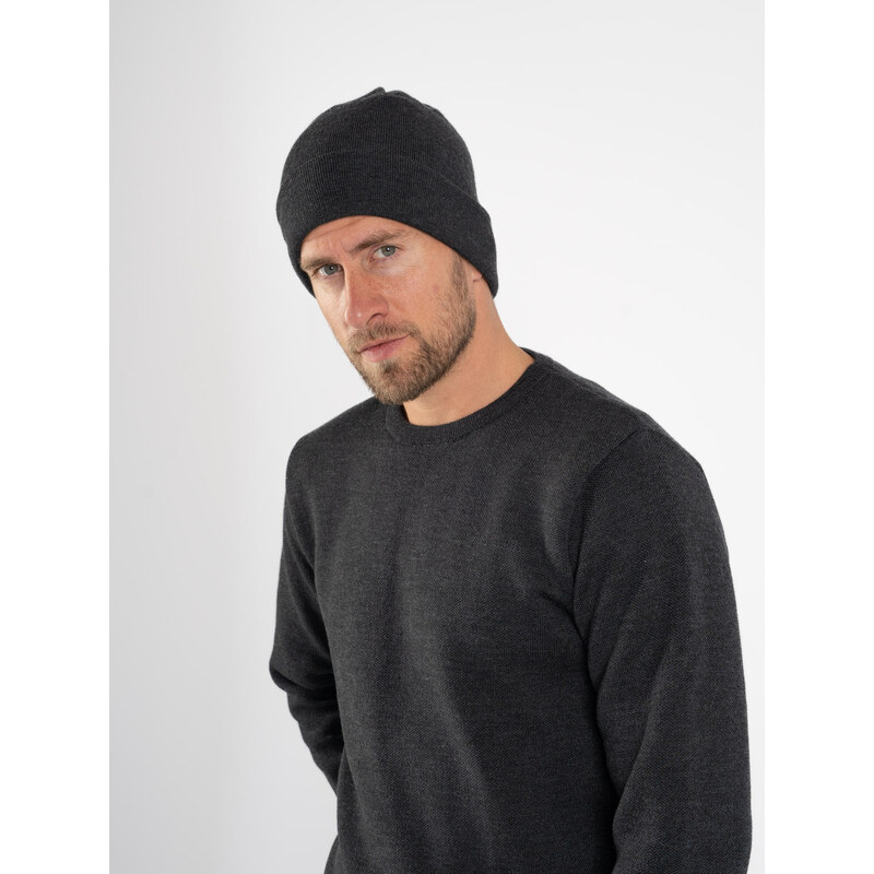 Unisex merino čepice TallGuys | Dark gray