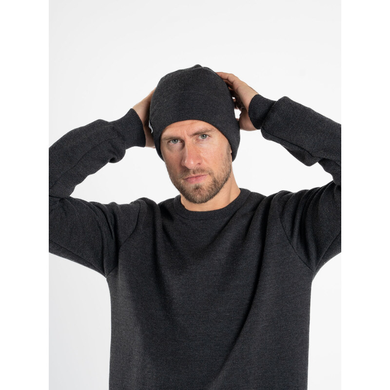 Unisex merino čepice TallGuys | Dark gray