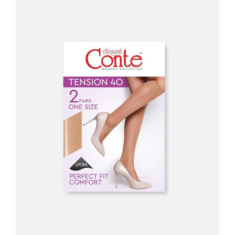 Conte Woman's Socks Tension 40 (2 Пары)
