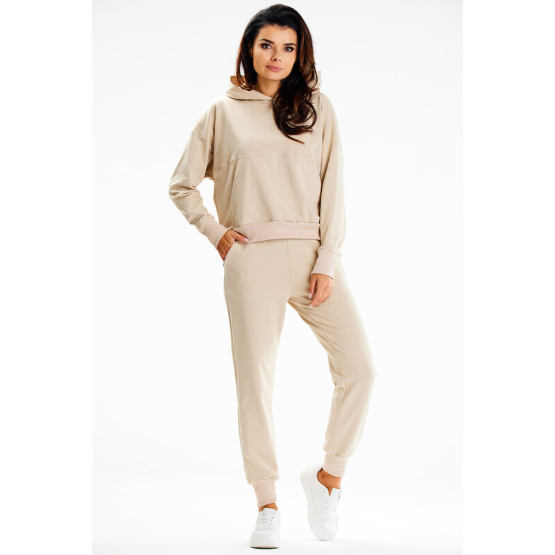 Infinite You Womans Pants M319 Beige
