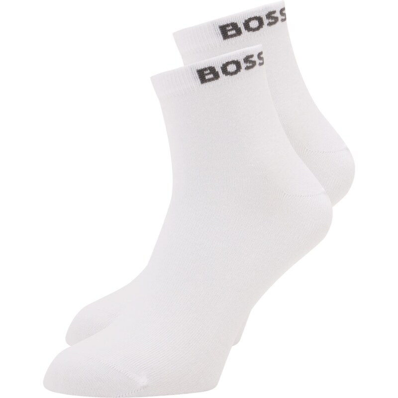 BOSS Ponožky černá / bílá
