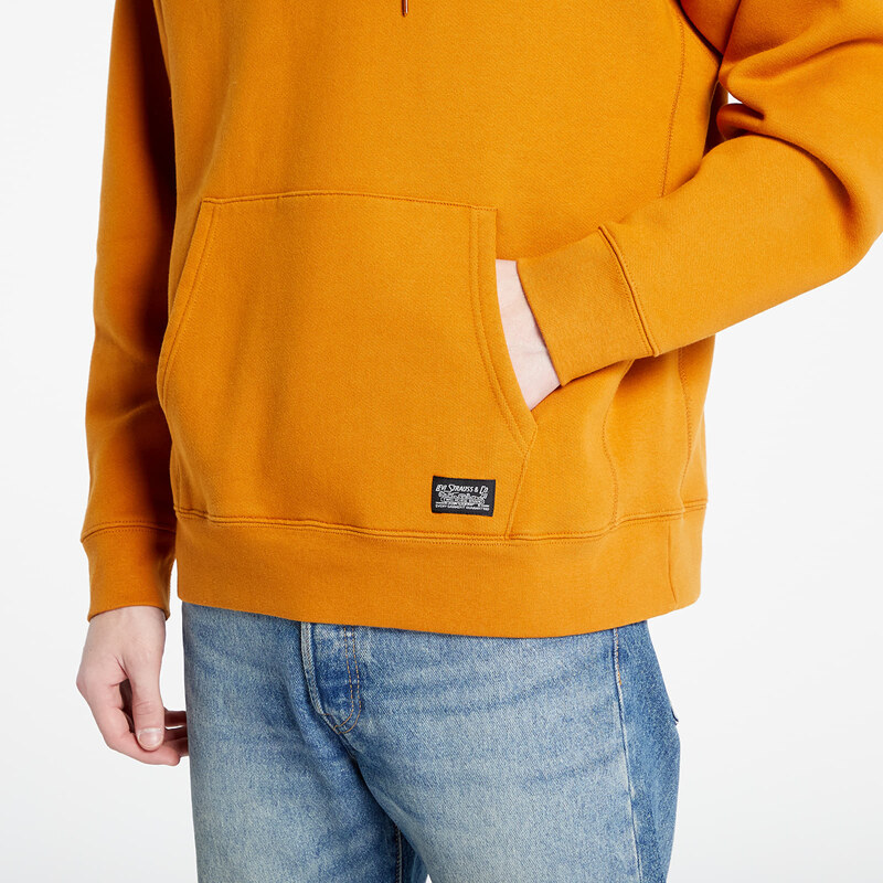 Pánská mikina Levi's Skate Hooded Sweatshirt Sorrel - Orange