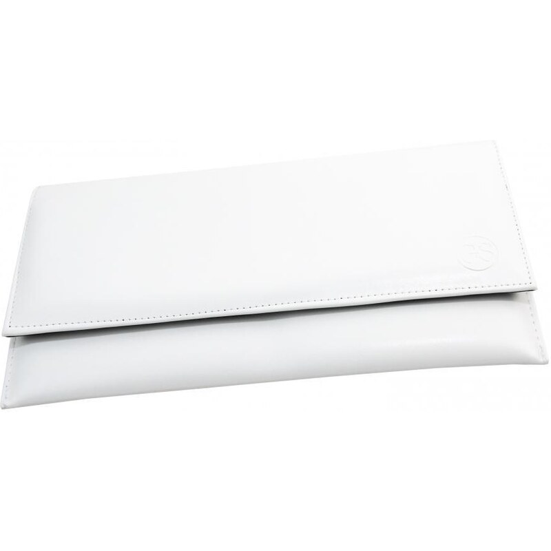 Elegantní bílé matné tenké dámské psaníčko SP07 GROSSO