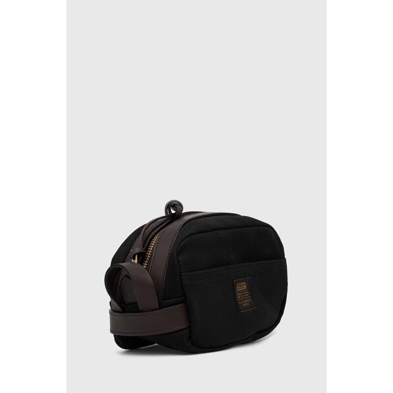 Kosmetická taška Filson Travel Kit černá barva, FMBAG0067