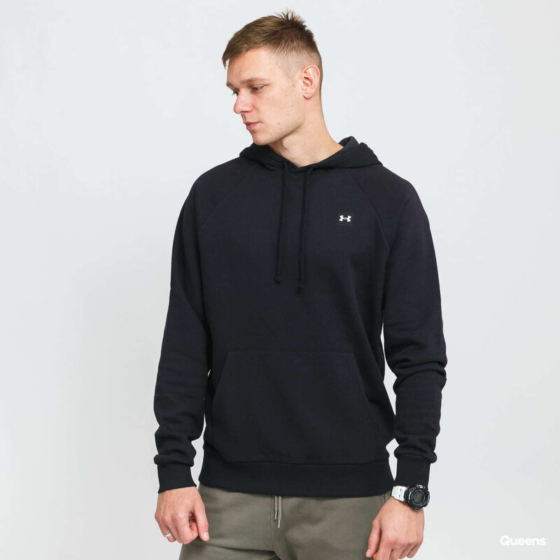 Mikina Under Armour Rival Fleece Hoodie Black/ Onyx White L 90319278