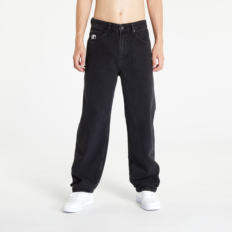 Džíny Karl Kani Small Signature Baggy Five Pocket Denim Vintage