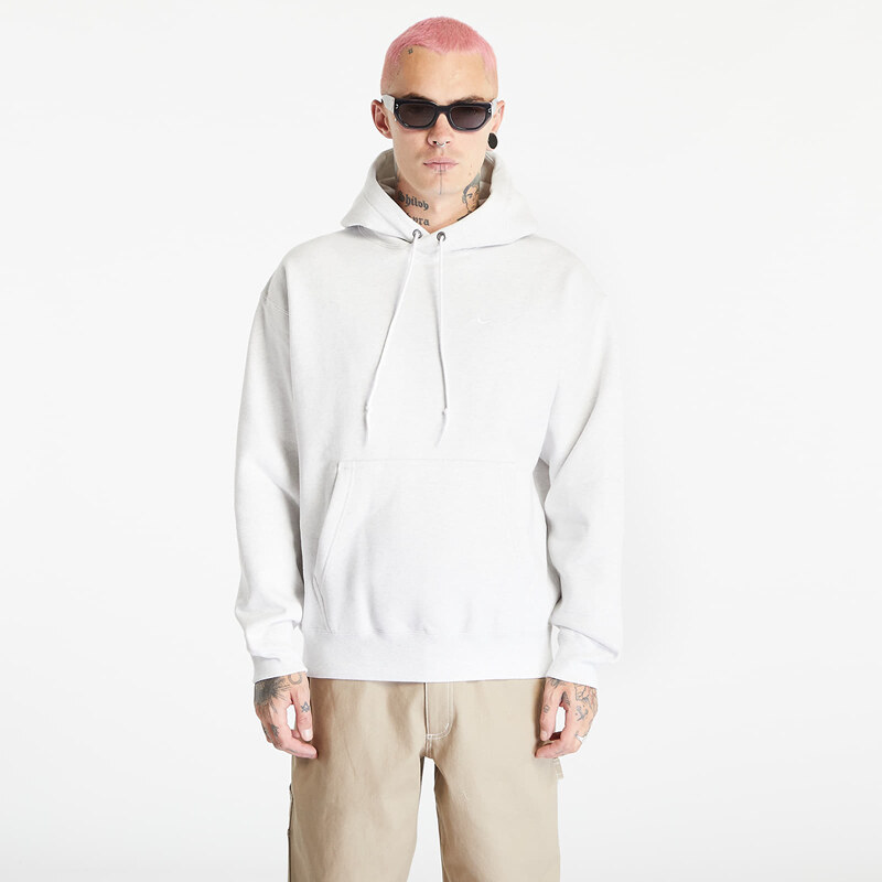 Mikina Nike Solo Swoosh Mens Fleece Pullover Hoodie Birch