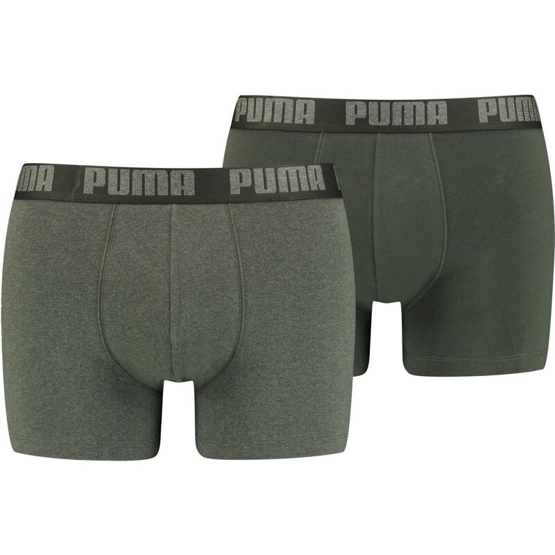 2PACK pánské boxerky Puma zelené