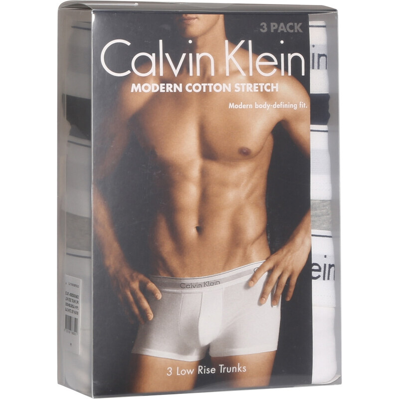 3PACK pánské boxerky Calvin Klein černé (NB1085A-MP1)