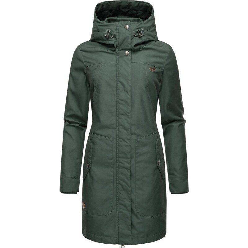 Ragwear Zimní kabát Jannisa tmavě zelená 108603239